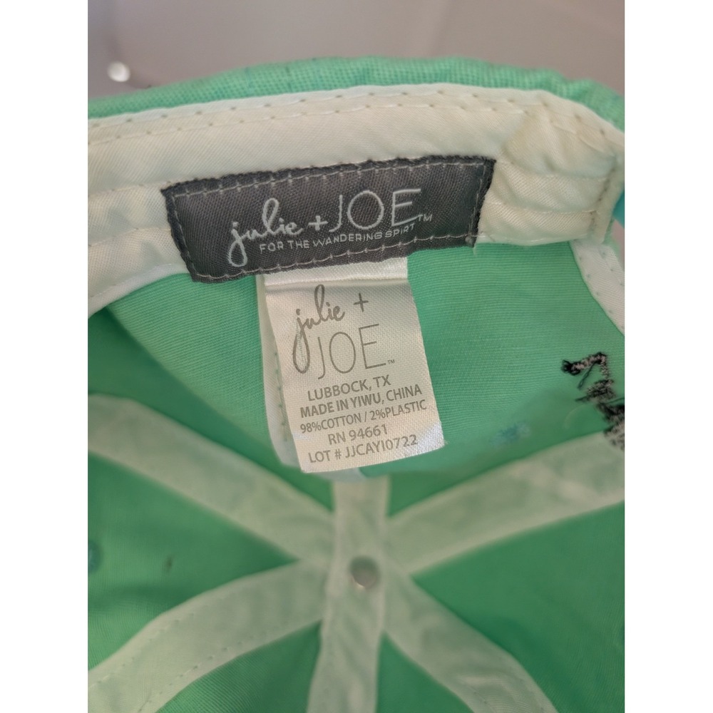 Julie + Joe Baseball Hat Toddler Boy Lake Winnipesaukee Fish Snapback Green 1-2T - Picture 7 of 13